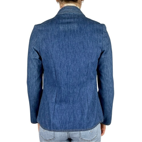 LEVI'S ORANGE TAB VINTAGE 70'S DENIM SINGLE BUTTON NOTCH COLLAR BLAZER JACKET - Picture 2 of 15